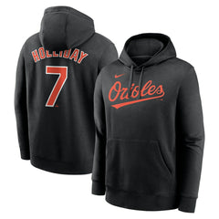 MLB Jackson Holliday Baltimore Orioles Nike Player Name & Number Club Fleece Pullover Hoodie