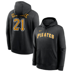 MLB Roberto Clemente Pittsburgh Pirates Nike Player Name & Number Club Pullover Hoodie