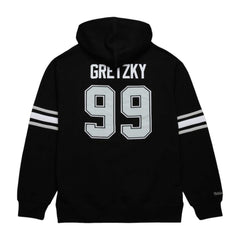 NHL Black Wayne Gretzky Los Angeles Kings Mitchell & Ness 1993 Name & Number Premium Pullover Hoodie