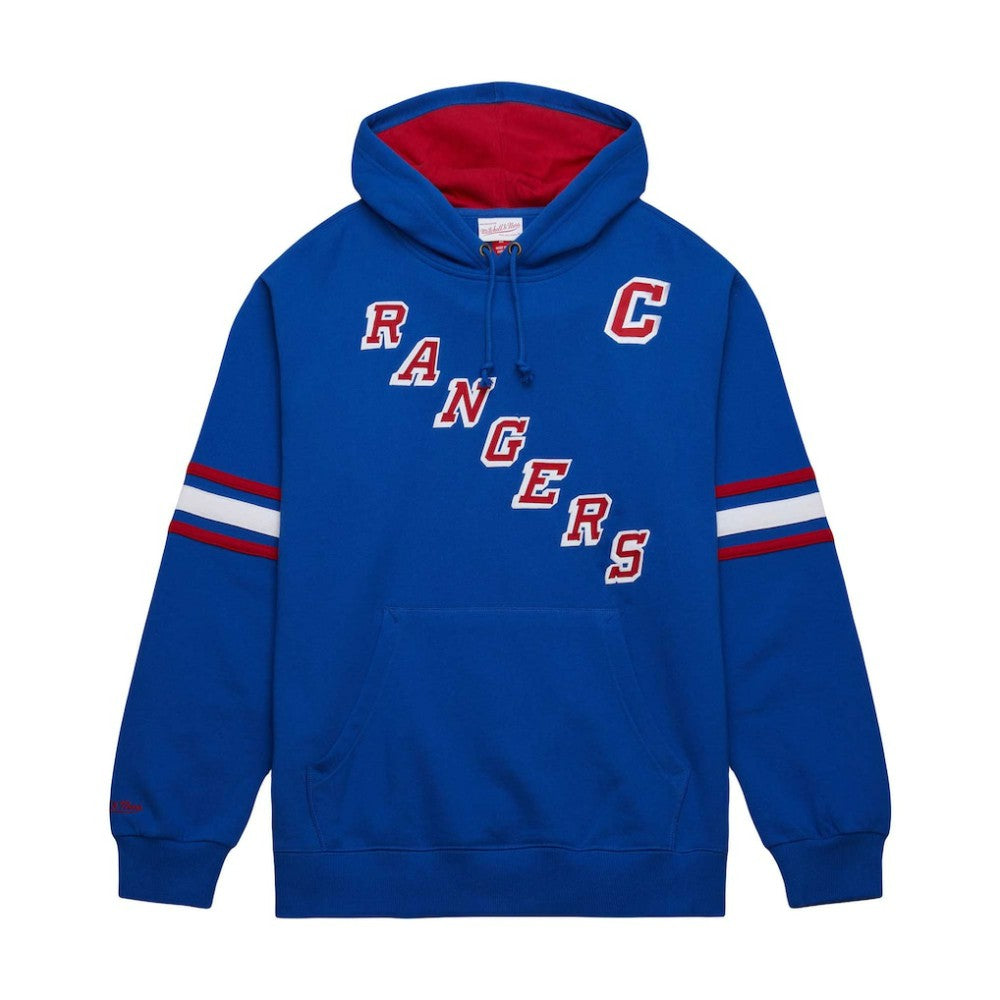 NHL Blue Mark Messier New York Rangers Mitchell & Ness Name & Number Premium Pullover Hoodie