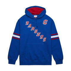 NHL Blue Mark Messier New York Rangers Mitchell & Ness Name & Number Premium Pullover Hoodie