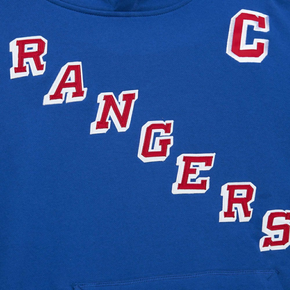 NHL Blue Mark Messier New York Rangers Mitchell & Ness Name & Number Premium Pullover Hoodie