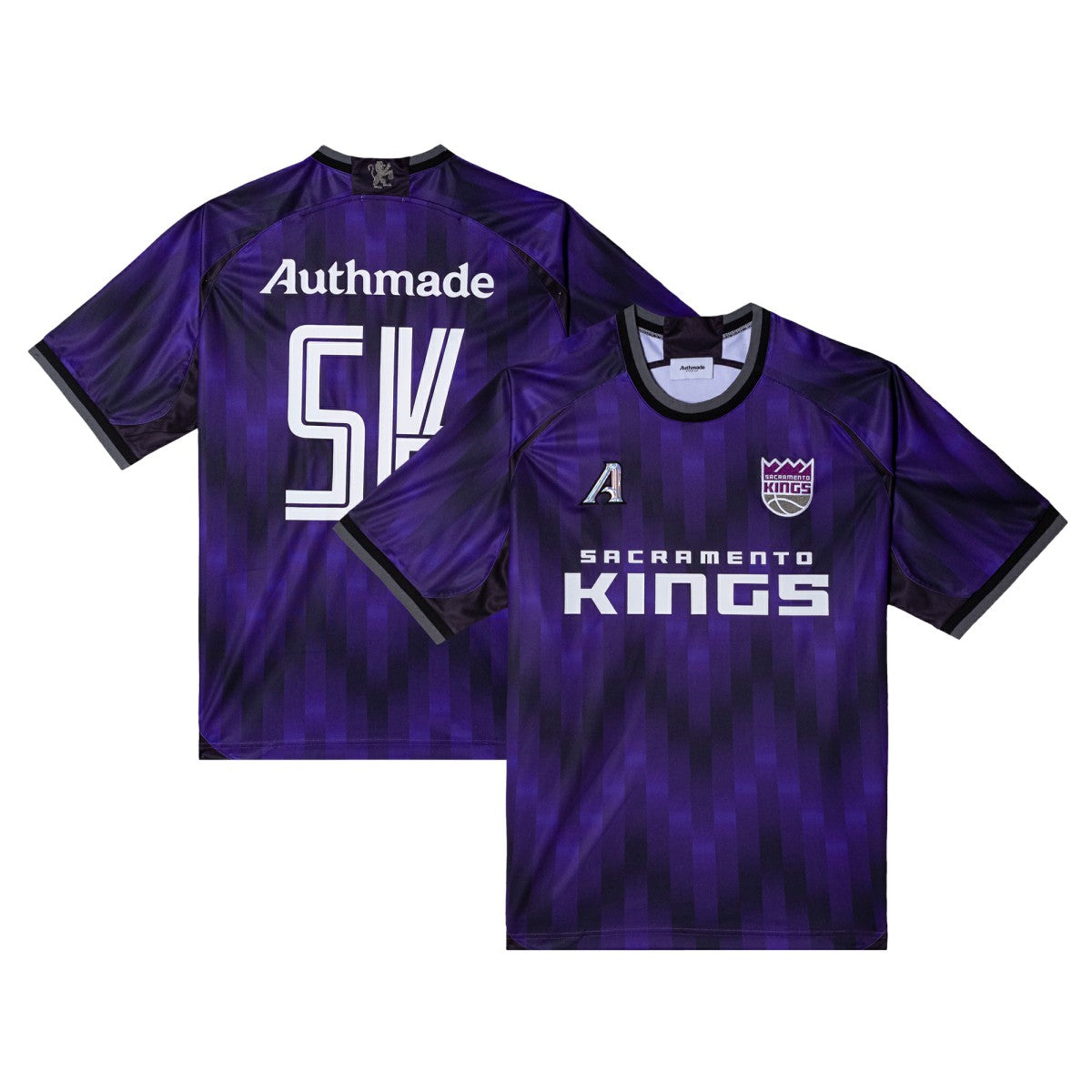 NBA Sacramento Kings Authmade x NBA Soccer Kit Fashion Jersey