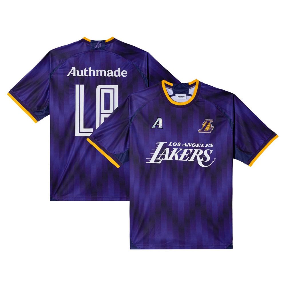 NBA Los Angeles Lakers Authmade x NBA Soccer Kit Fashion Jersey