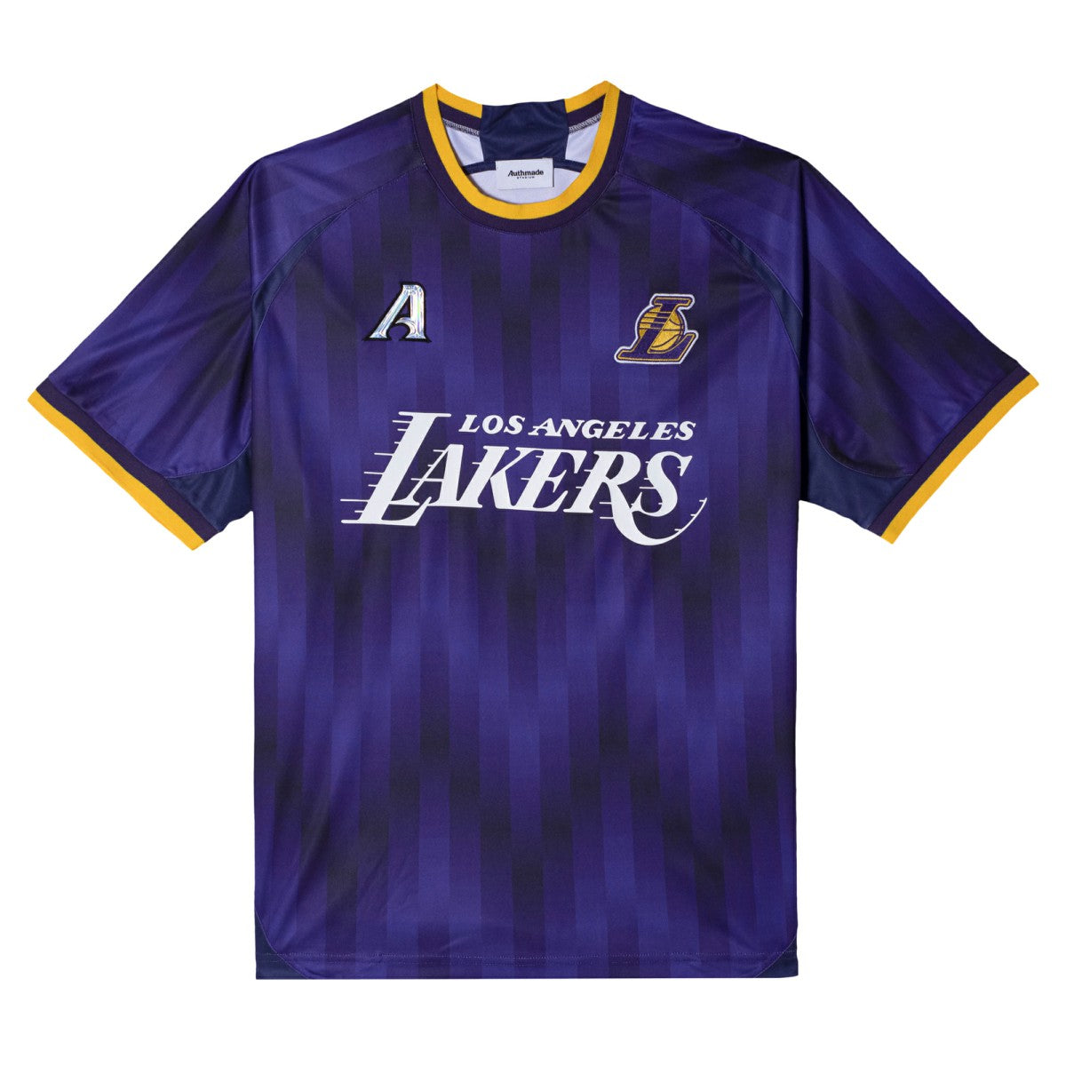NBA Los Angeles Lakers Authmade x NBA Soccer Kit Fashion Jersey
