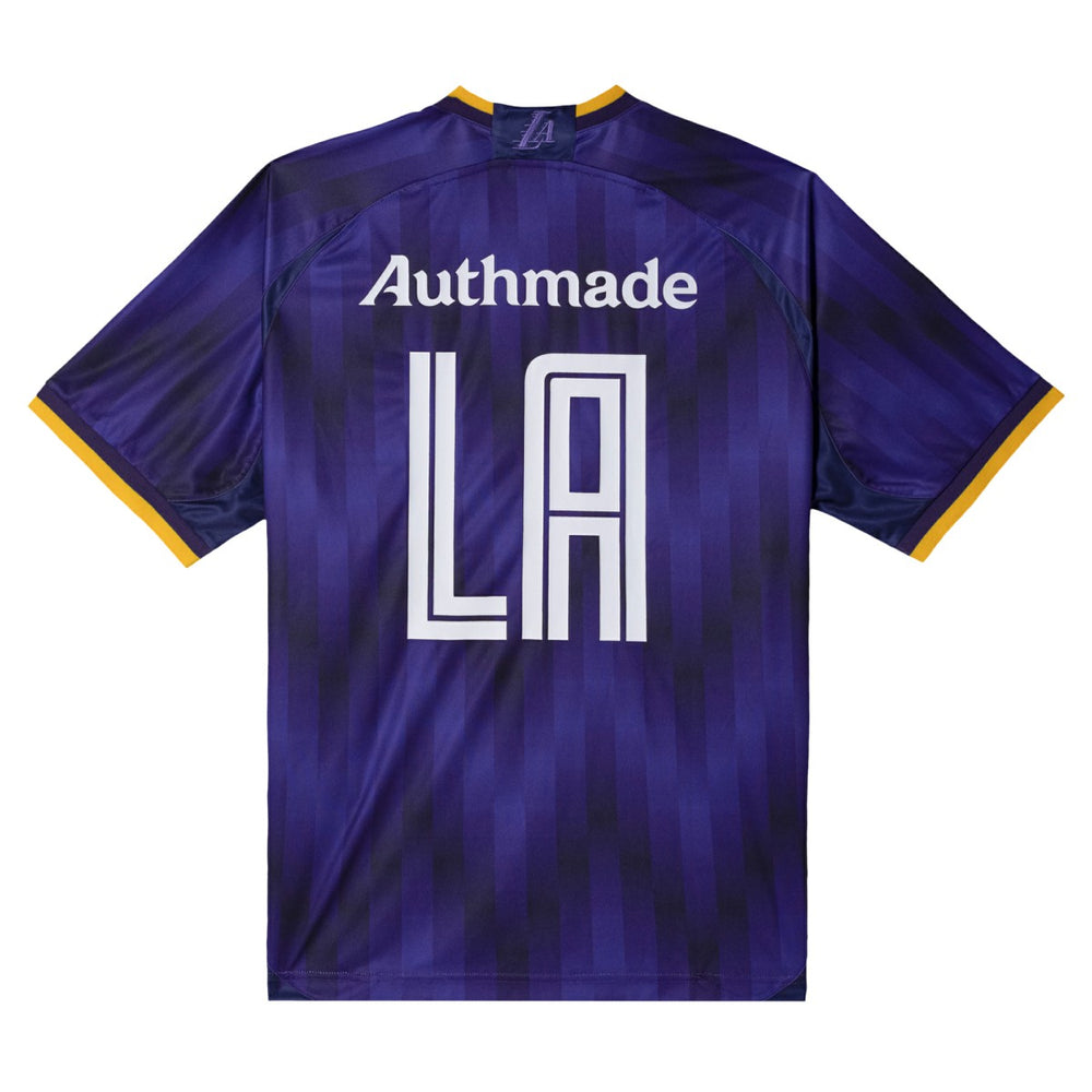 NBA Los Angeles Lakers Authmade x NBA Soccer Kit Fashion Jersey