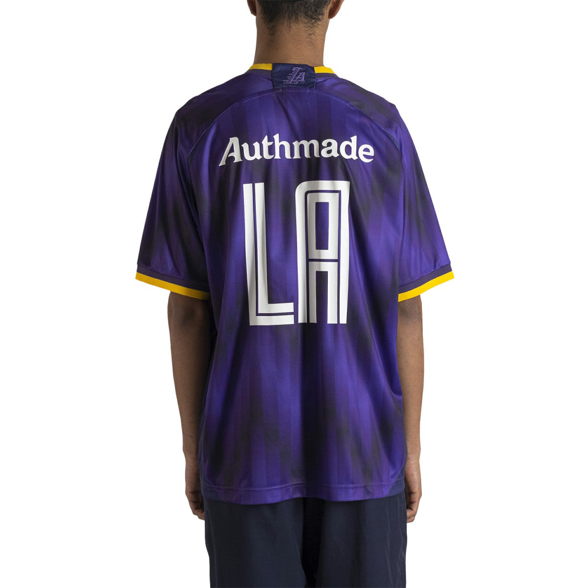 NBA Los Angeles Lakers Authmade x NBA Soccer Kit Fashion Jersey