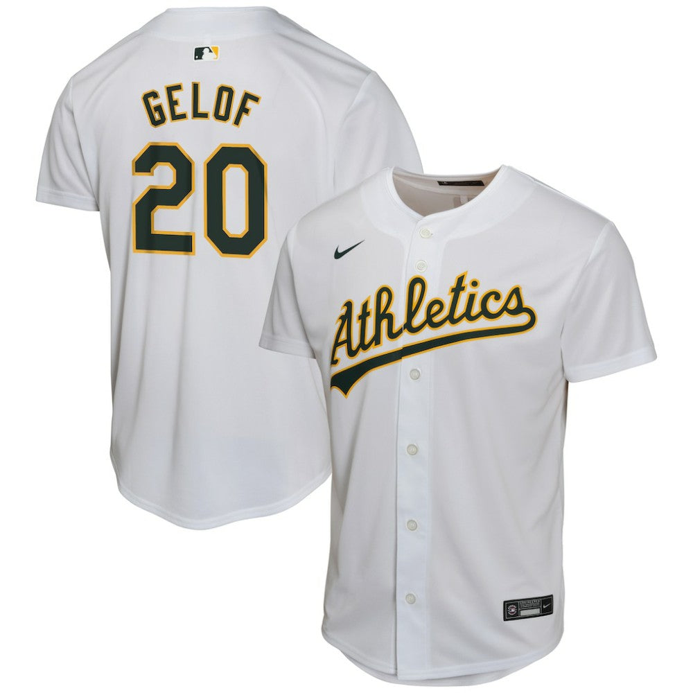 MLB Zack Gelof Athletics Nike Youth Home Game Player Jersey