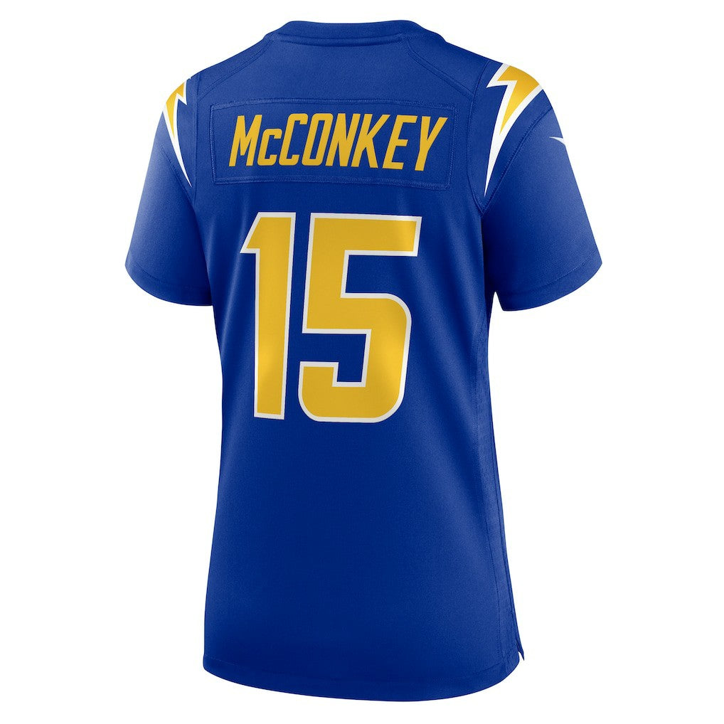 Ladd McConkey  Women's Alternate Game Jersey - Los Angeles Chargers