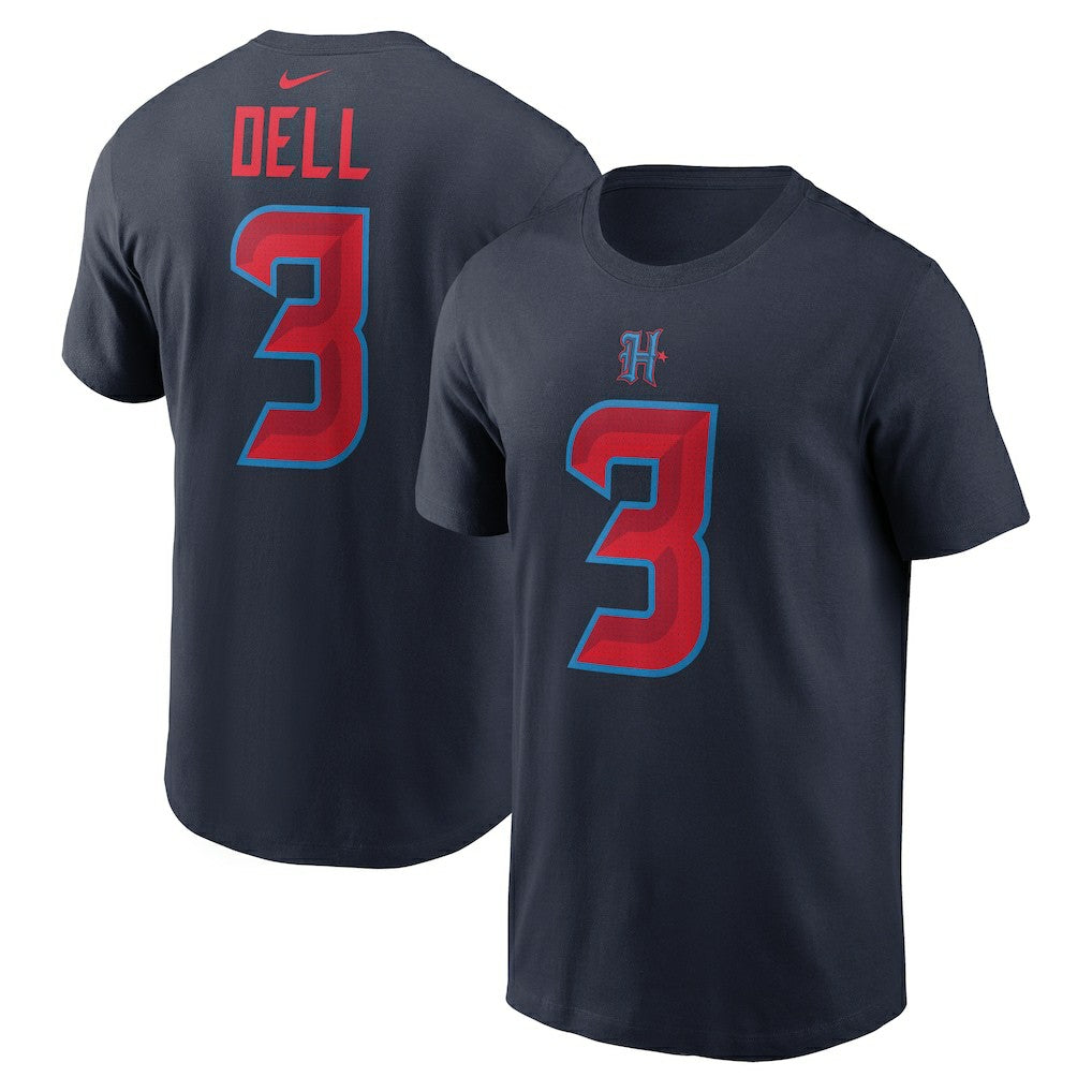 Tank Dell  Name & Number T-Shirt - Houston Texans