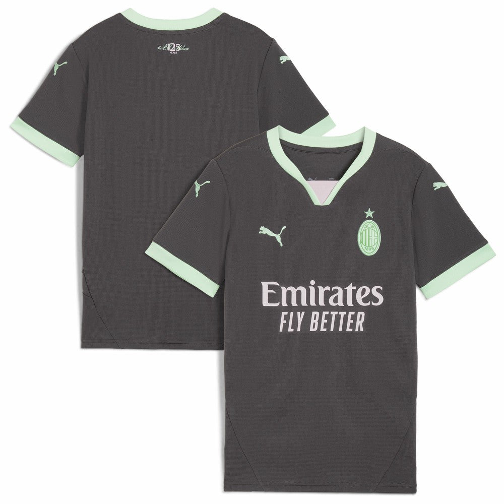 AC Milan Youth 2024/25 Third Replica Jersey - Puma Charcoal