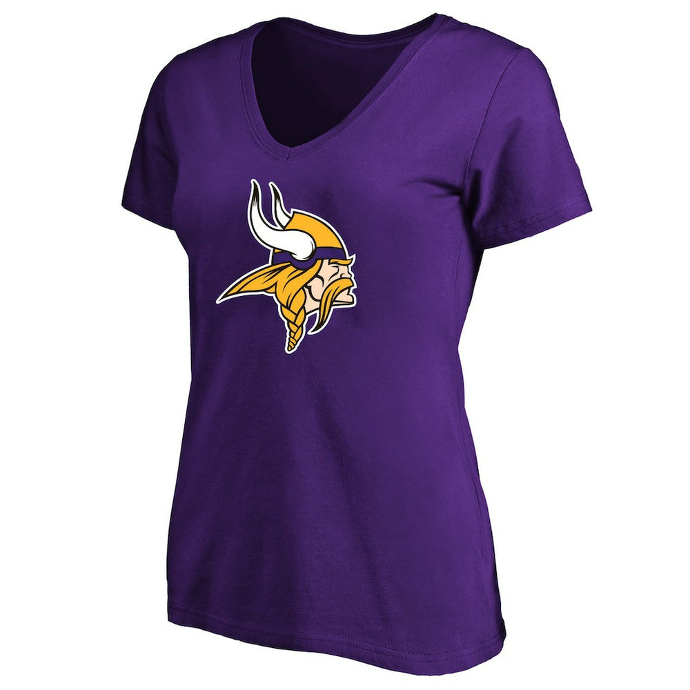 J.J. McCarthy  Women's Plus Size Fair Catch Name & Number Scoop Neck T-Shirt - Minnesota Vikings