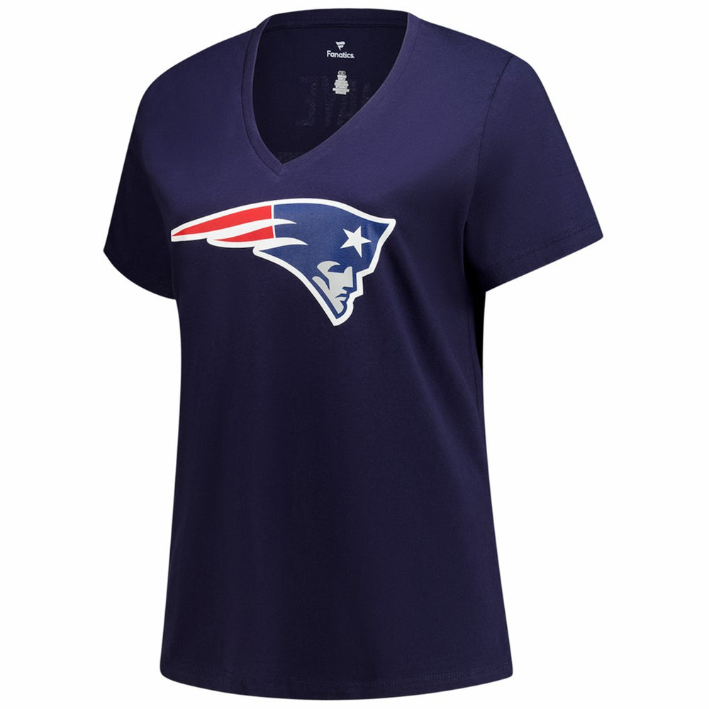 Drake Maye  Women's Plus Size Name & Number V-Neck T-Shirt - New England Patriots