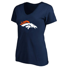 Bo Nix  Women's Plus Size Name & Number V-Neck T-Shirt - Denver Broncos