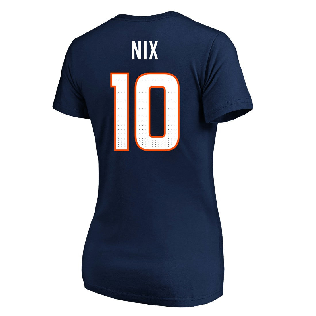 Bo Nix  Women's Plus Size Name & Number V-Neck T-Shirt - Denver Broncos