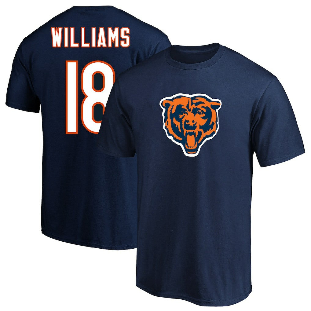 Caleb Williams  Big & Tall Player Name & Number T-Shirt - Chicago Bears