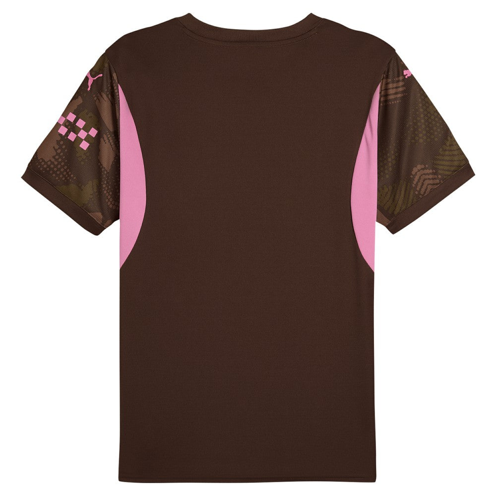Manchester City 2024/25 Replica Short Sleeve Goalkeeper Jersey - Puma Brown
