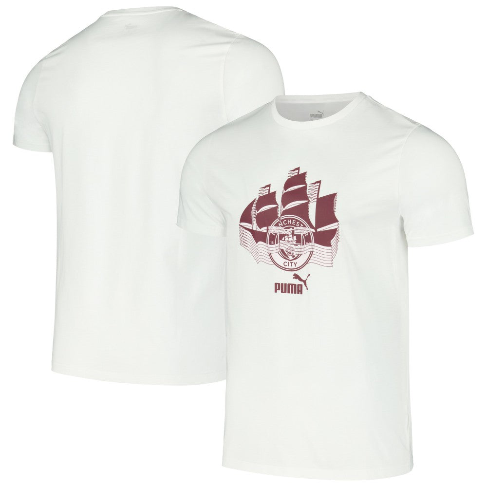 Manchester City ftblCulture T-Shirt - Puma White