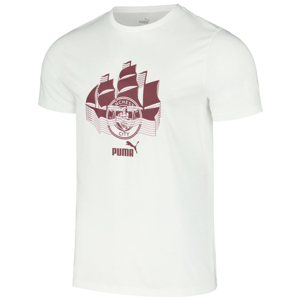 Manchester City ftblCulture T-Shirt - Puma White