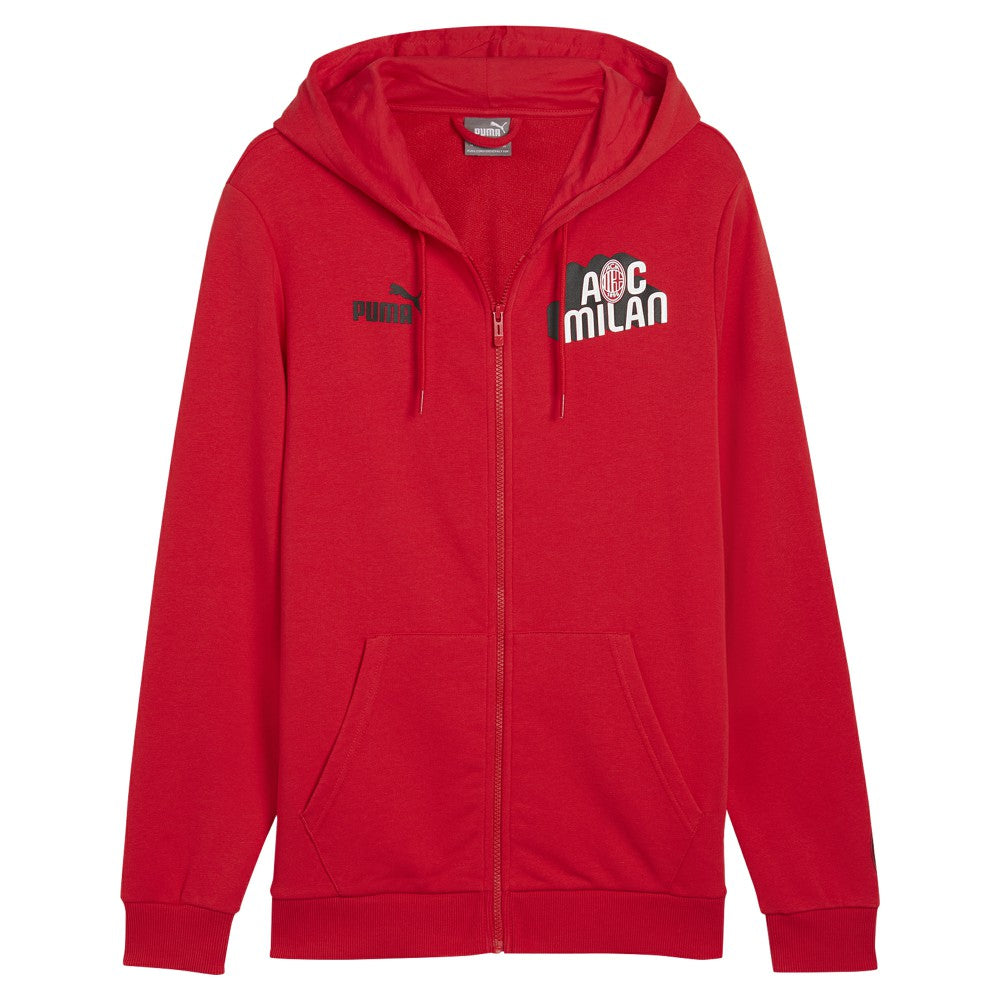 AC Milan ftblCulture Full-Zip Hoodie - Puma Red