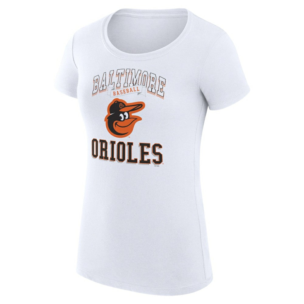 MLB Baltimore Orioles G-III 4Her by Carl Banks Women's Super-Slim Fit Lightweight Team Logo Graphic T-Shirt