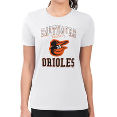 MLB Baltimore Orioles G-III 4Her by Carl Banks Women's Super-Slim Fit Lightweight Team Logo Graphic T-Shirt
