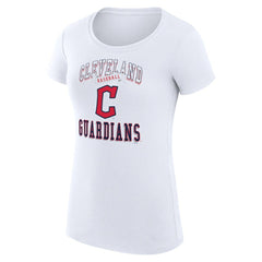 MLB Cleveland Guardians G-III 4Her by Carl Banks Women's Super-Slim Fit Lightweight Team Logo Graphic T-Shirt