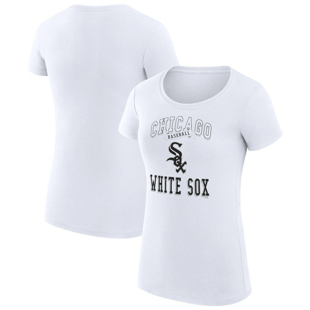 MLB Chicago White Sox G-III 4Her by Carl Banks Women's Super-Slim Fit Lightweight Team Logo Graphic T-Shirt