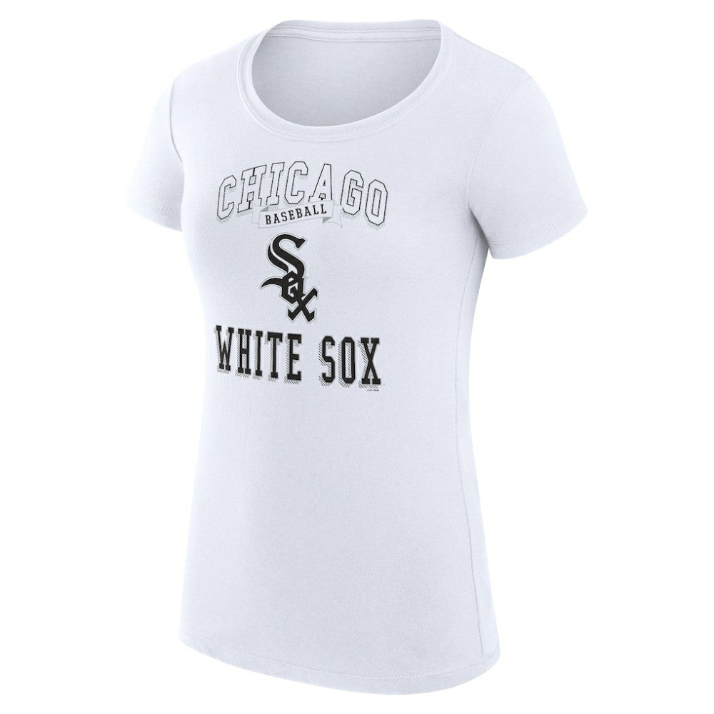 MLB Chicago White Sox G-III 4Her by Carl Banks Women's Super-Slim Fit Lightweight Team Logo Graphic T-Shirt