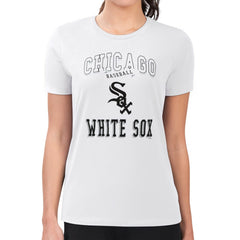 MLB Chicago White Sox G-III 4Her by Carl Banks Women's Super-Slim Fit Lightweight Team Logo Graphic T-Shirt