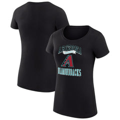 MLB Arizona Diamondbacks G-III 4Her by Carl Banks Women's Super-Slim Fit Lightweight Team Logo Graphic T-Shirt