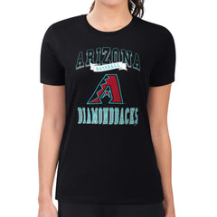 MLB Arizona Diamondbacks G-III 4Her by Carl Banks Women's Super-Slim Fit Lightweight Team Logo Graphic T-Shirt