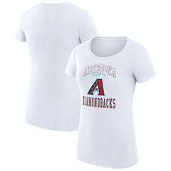 MLB Arizona Diamondbacks G-III 4Her by Carl Banks Women's Super-Slim Fit Lightweight Team Logo Graphic T-Shirt