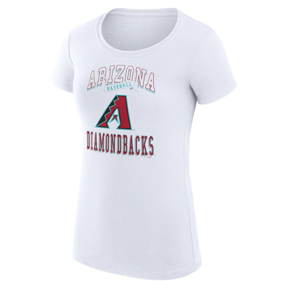 MLB Arizona Diamondbacks G-III 4Her by Carl Banks Women's Super-Slim Fit Lightweight Team Logo Graphic T-Shirt