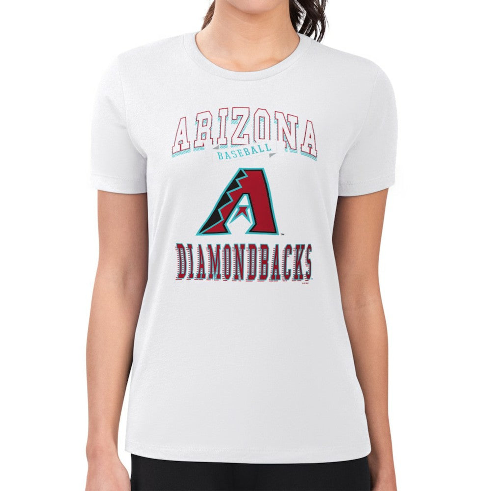 MLB Arizona Diamondbacks G-III 4Her by Carl Banks Women's Super-Slim Fit Lightweight Team Logo Graphic T-Shirt