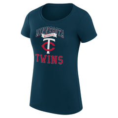 MLB Minnesota Twins G-III 4Her by Carl Banks Women's Super-Slim Fit Lightweight Team Logo Graphic T-Shirt
