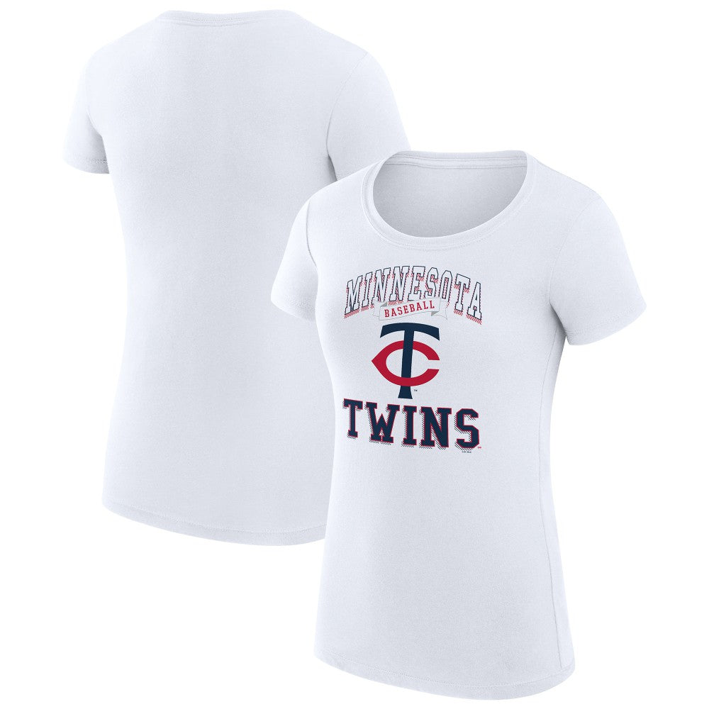 MLB Minnesota Twins G-III 4Her by Carl Banks Women's Super-Slim Fit Lightweight Team Logo Graphic T-Shirt