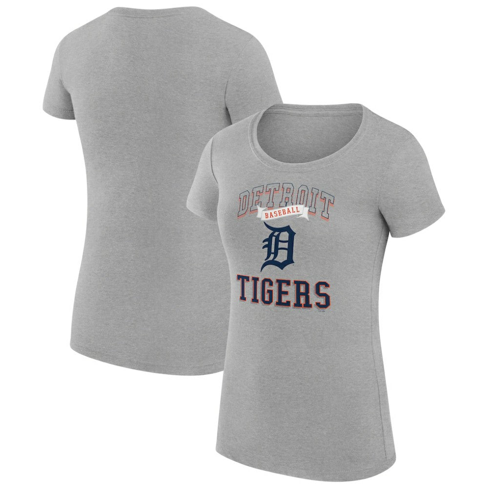 MLB Detroit Tigers G-III 4Her by Carl Banks Women's Super-Slim Fit Lightweight Team Logo Graphic T-Shirt