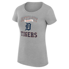 MLB Detroit Tigers G-III 4Her by Carl Banks Women's Super-Slim Fit Lightweight Team Logo Graphic T-Shirt