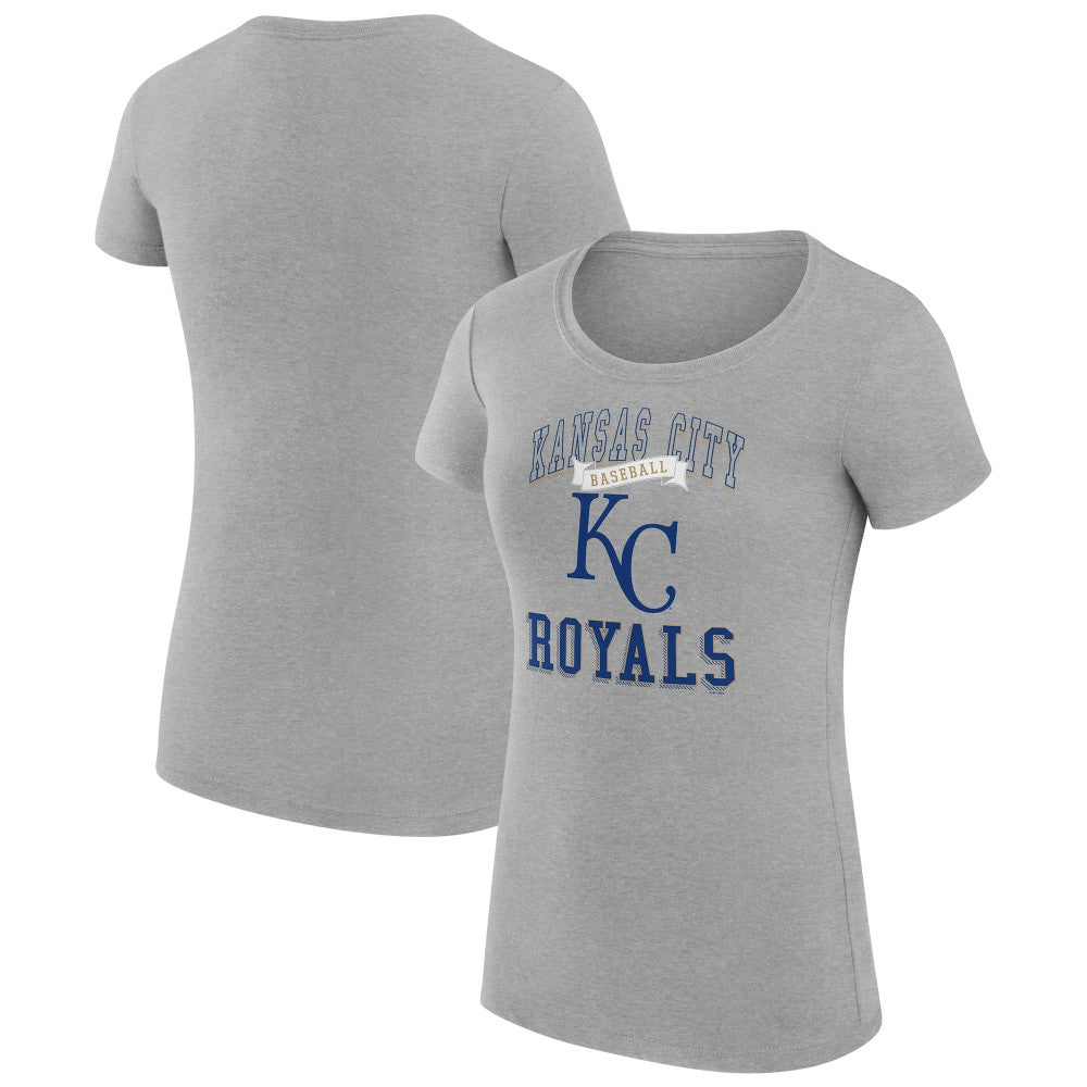 MLB Kansas City Royals G-III 4Her by Carl Banks Women's Super-Slim Fit Lightweight Team Logo Graphic T-Shirt