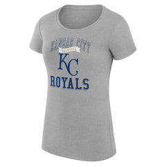 MLB Kansas City Royals G-III 4Her by Carl Banks Women's Super-Slim Fit Lightweight Team Logo Graphic T-Shirt