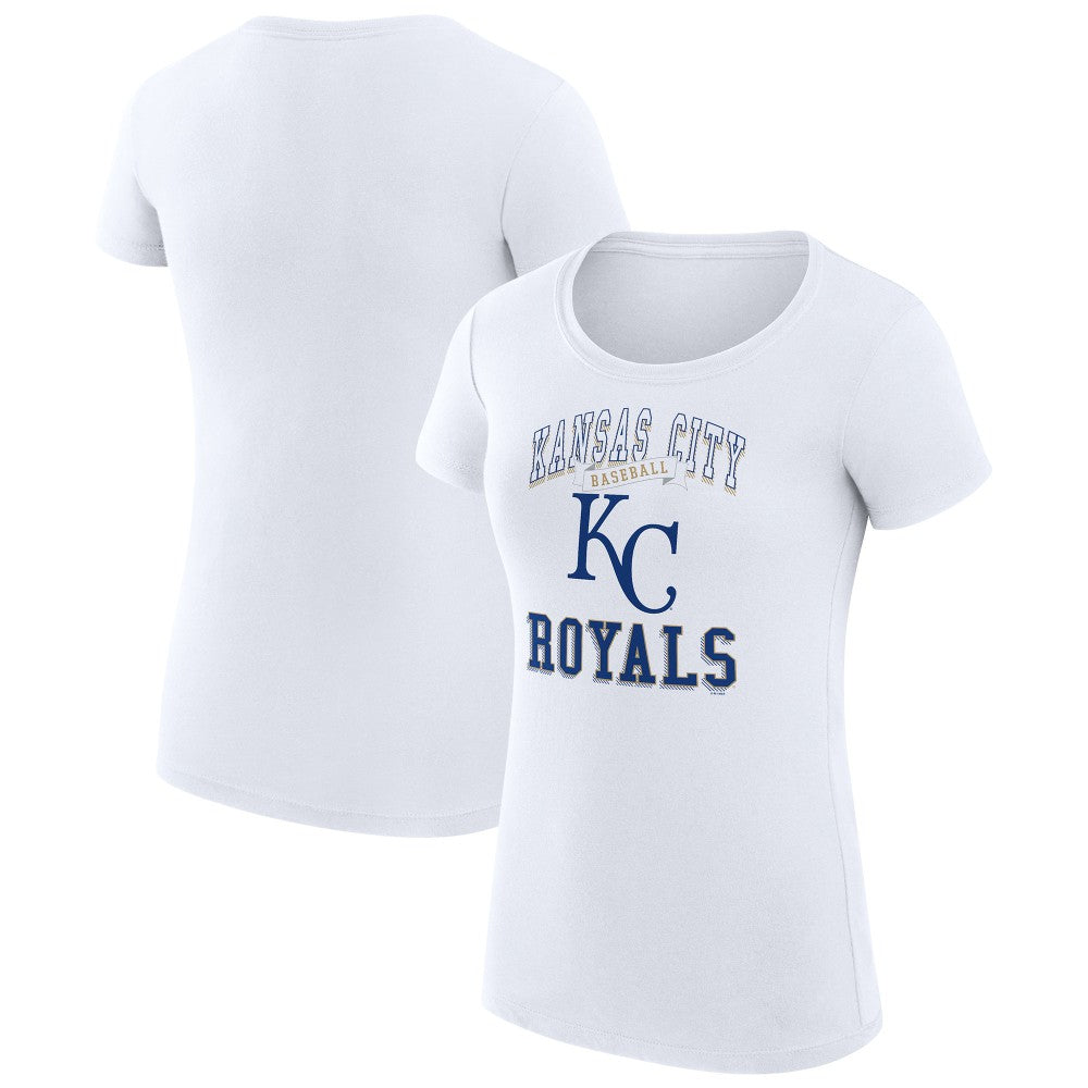 MLB Kansas City Royals G-III 4Her by Carl Banks Women's Super-Slim Fit Lightweight Team Logo Graphic T-Shirt