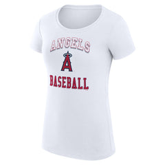 MLB Los Angeles Angels G-III 4Her by Carl Banks Women's Super-Slim Fit Lightweight Team Logo Graphic T-Shirt