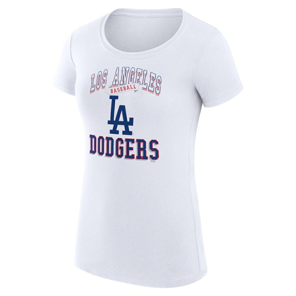 MLB Los Angeles Dodgers G-III 4Her by Carl Banks Women's Super-Slim Fit Lightweight Team Logo Graphic T-Shirt