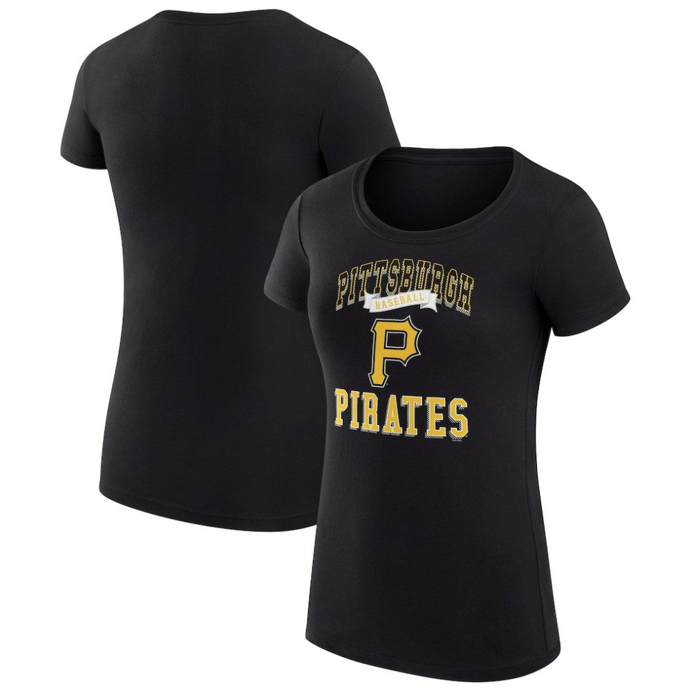 MLB Pittsburgh Pirates G-III 4Her by Carl Banks Women's Super-Slim Fit Lightweight Team Logo Graphic T-Shirt