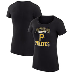 MLB Pittsburgh Pirates G-III 4Her by Carl Banks Women's Super-Slim Fit Lightweight Team Logo Graphic T-Shirt