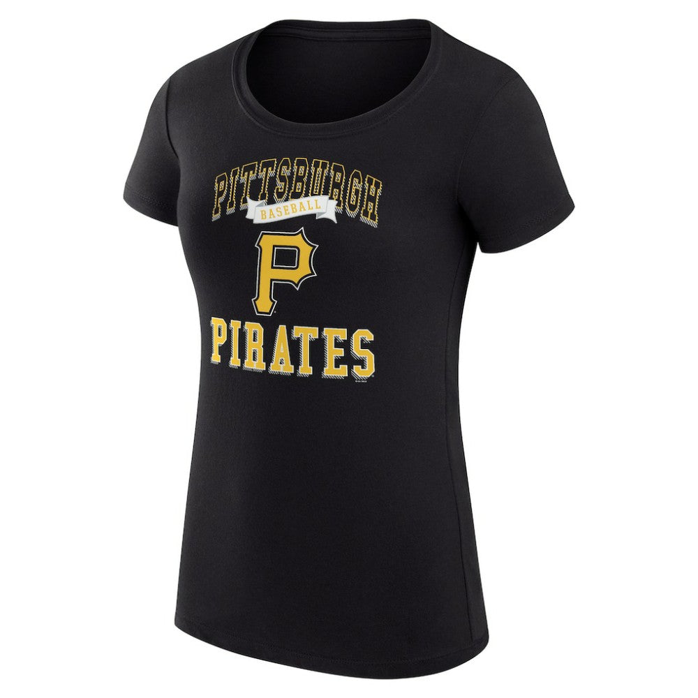 MLB Pittsburgh Pirates G-III 4Her by Carl Banks Women's Super-Slim Fit Lightweight Team Logo Graphic T-Shirt