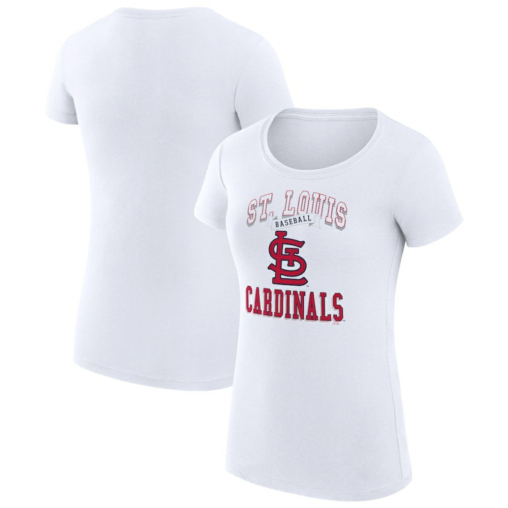 MLB St. Louis Cardinals G-III 4Her by Carl Banks Women's Super-Slim Fit Lightweight Team Logo Graphic T-Shirt
