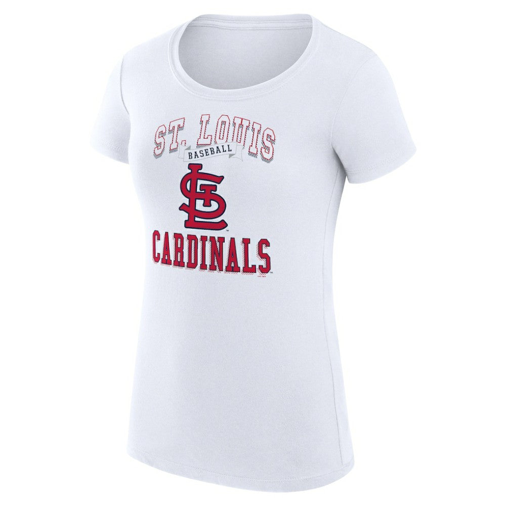 MLB St. Louis Cardinals G-III 4Her by Carl Banks Women's Super-Slim Fit Lightweight Team Logo Graphic T-Shirt