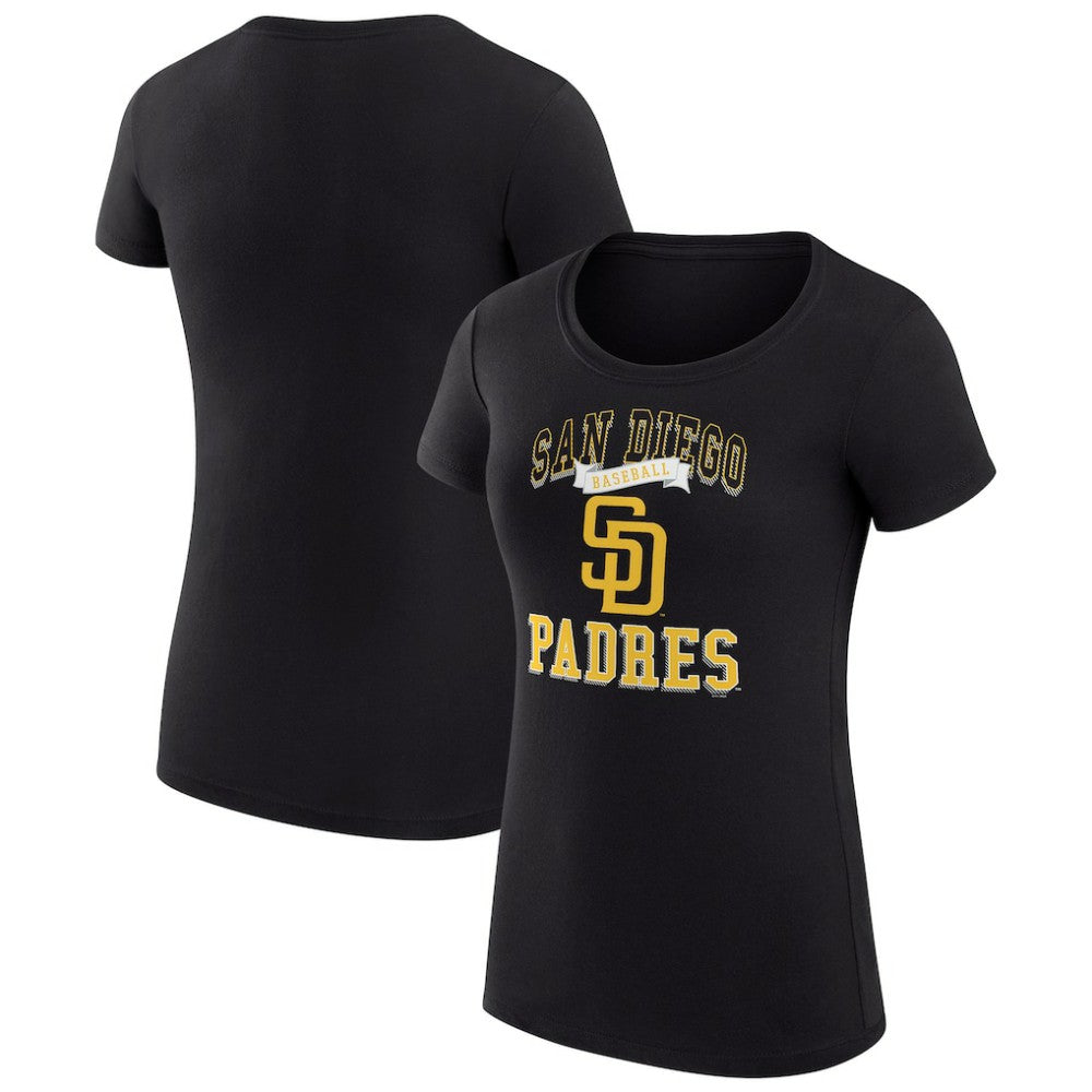 MLB San Diego Padres G-III 4Her by Carl Banks Women's Super-Slim Fit Lightweight Team Logo Graphic T-Shirt